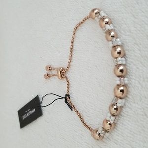 New Kenneth Cole Woven Bead Slider Bracelet